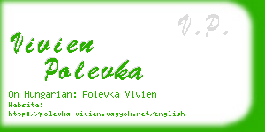 vivien polevka business card